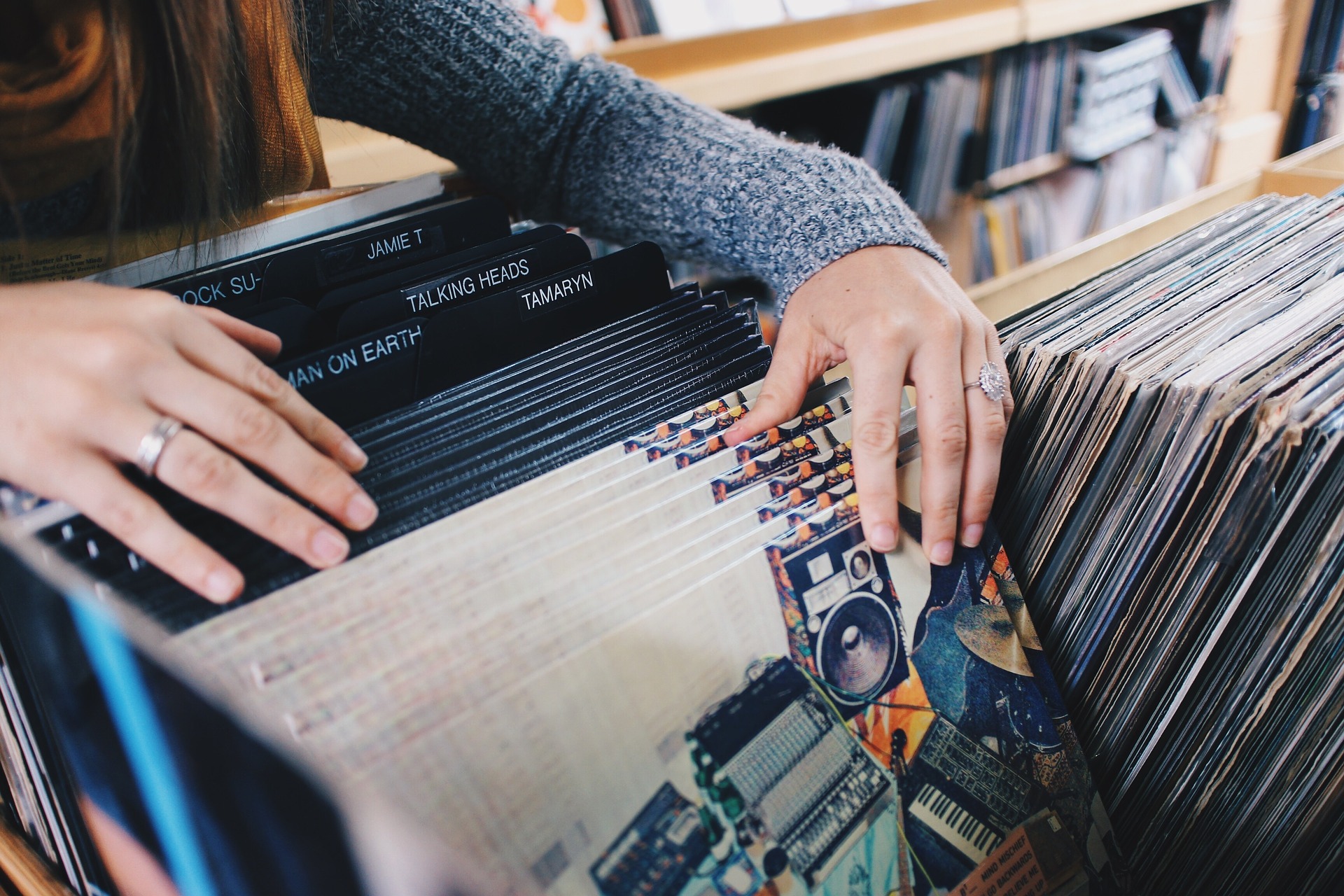 Diy Wanddekoration Aus Alten Schallplatten Honey