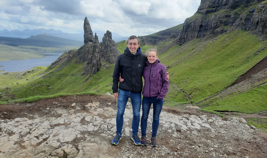 Jonas und Natalie auf der Isle of Skye