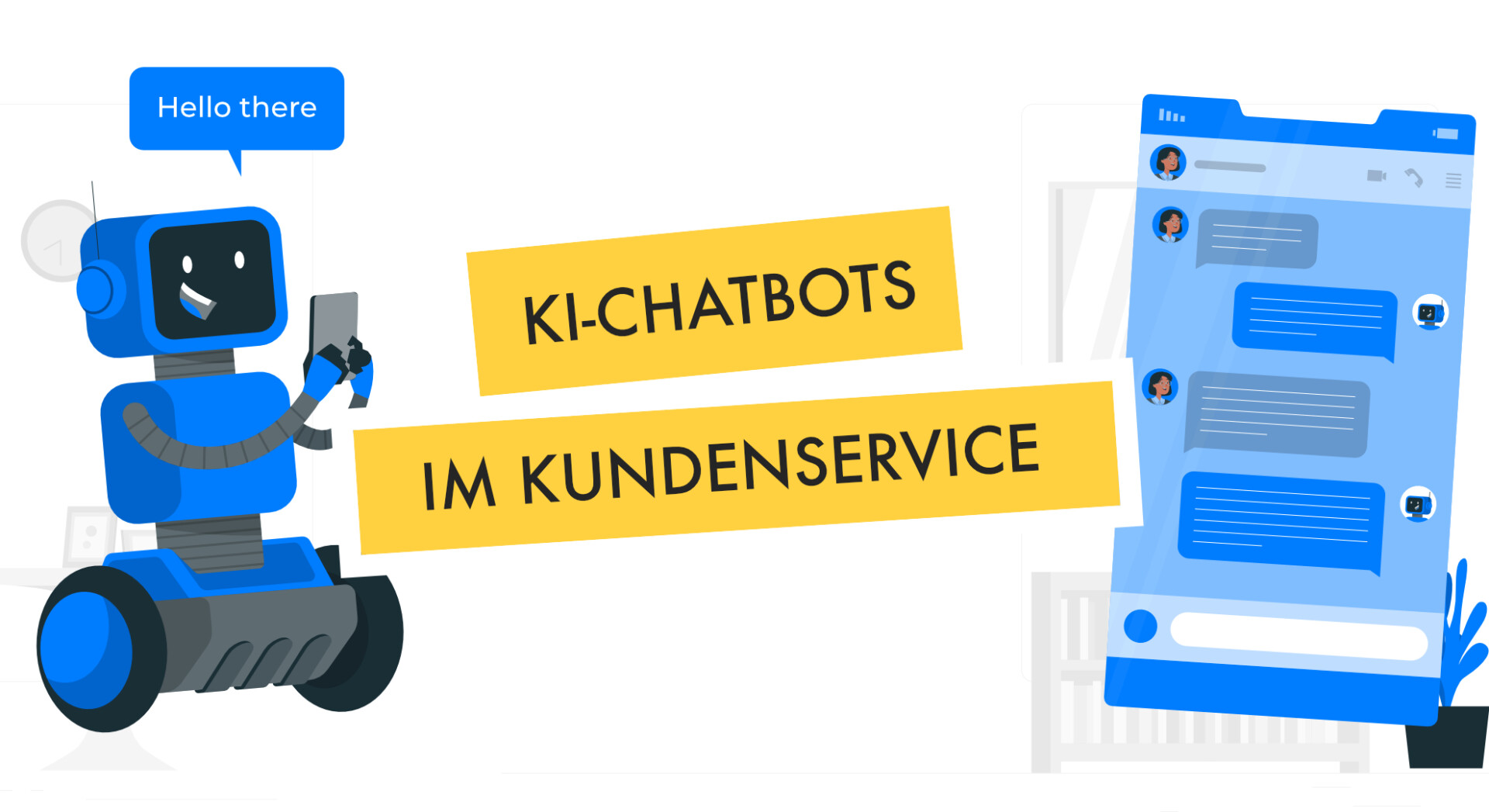 KI Chatbots im Kundenservice Beitragsbild