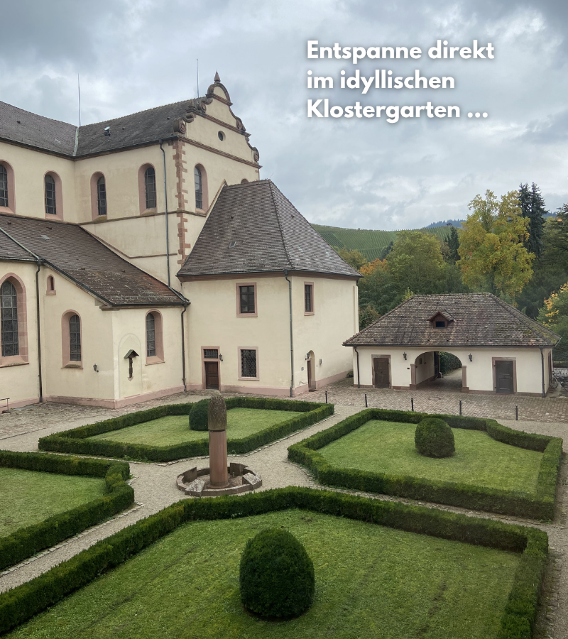 Klostergarten im Kloster Gengenbach